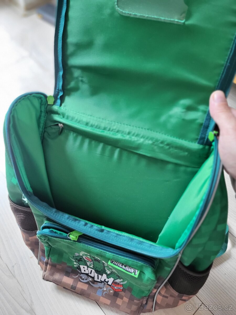 Krásný školní batoh - taška Minecraft - 3