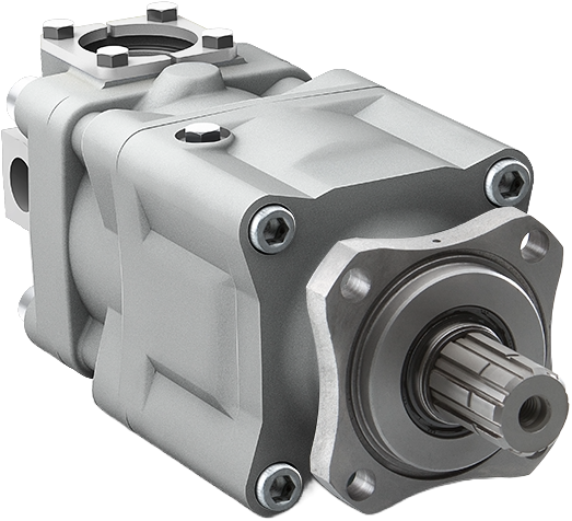 Hydraulické pístové čerpadlo Sunfab SLPD-53/53 se 2 výtlaky - 3