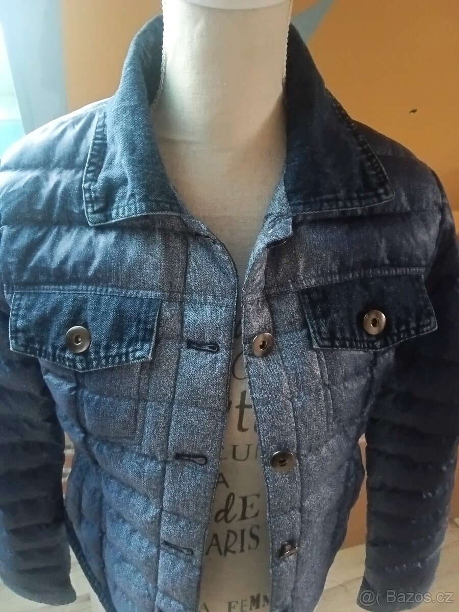 PĚKNÁ ZIMNÍ SLABŠÍ BUNDA S - 3