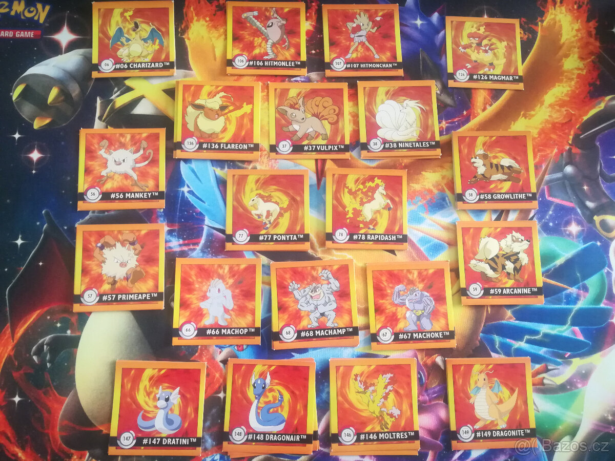 Pokemon ArtBox samolepky z 1999 NINTENDO - 3