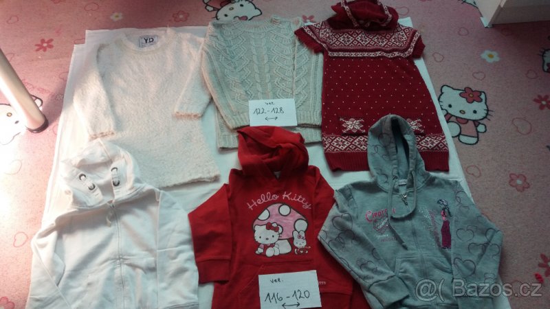 Dětské mikiny svetry pončo od vel.98 až po vel. L - 3