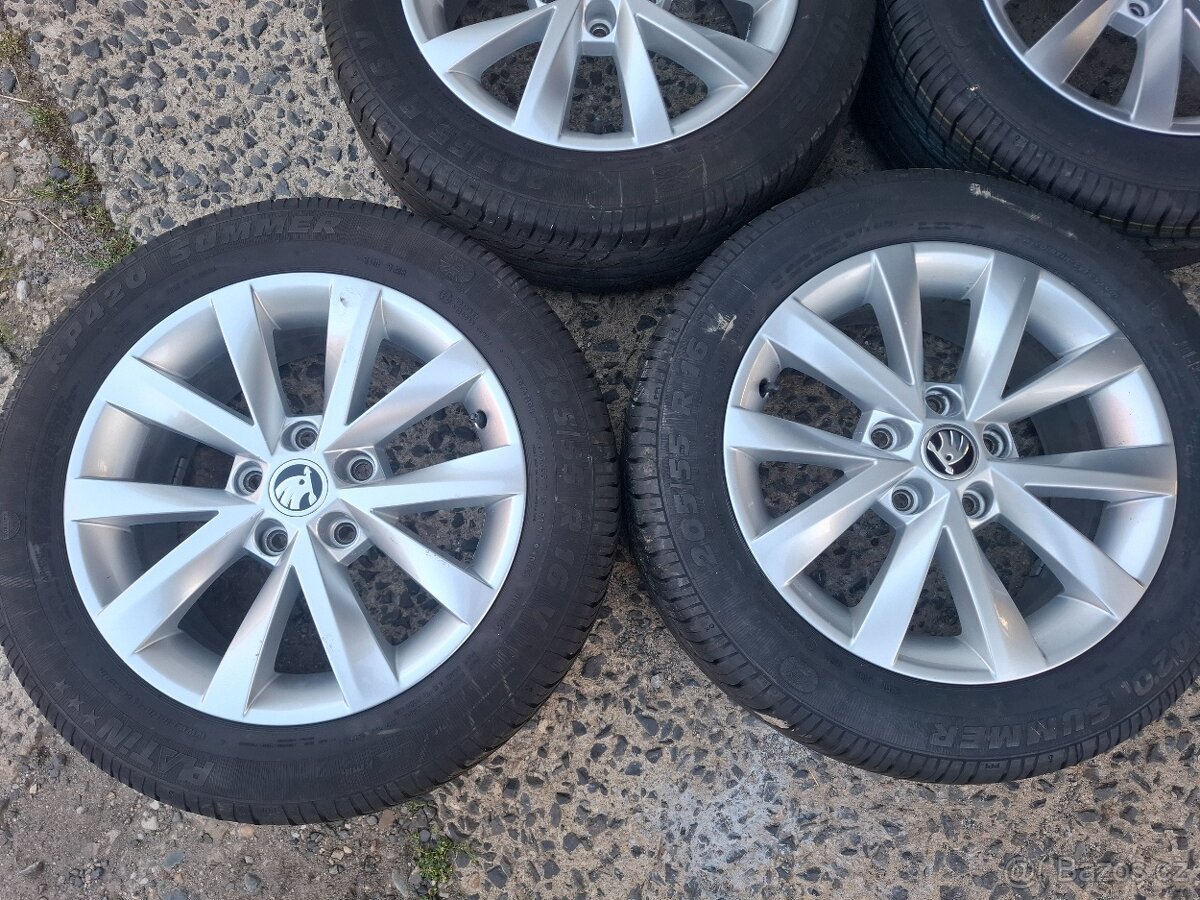 Alu kola 16" Skoda Octavia III Alcatras 5x112 pneu 205/55R1 - 3