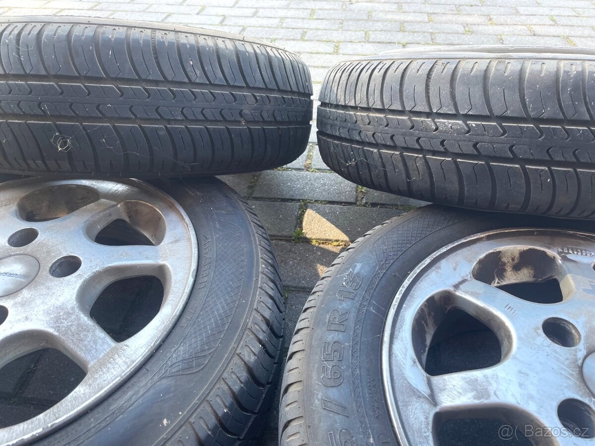 SADA 3+1 Alu disky + jeté pneu 165/65/R13 - 3
