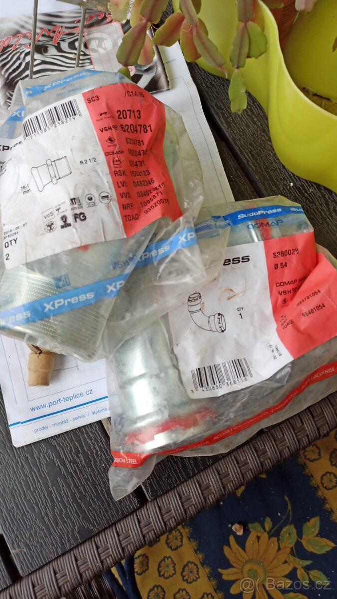 Tvarovky Cu lisovací - 3