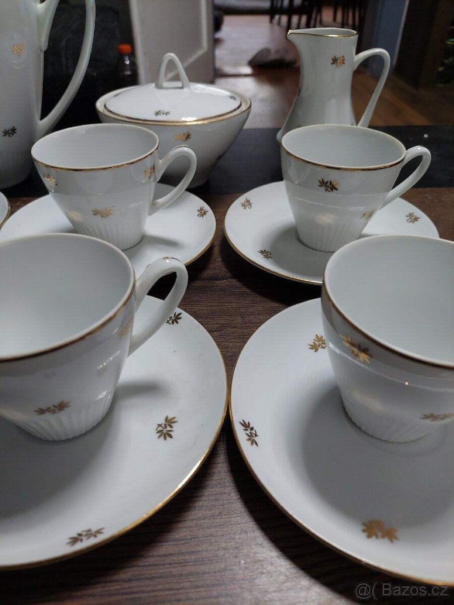 Čajová porcelánová souprava-Československo - 3
