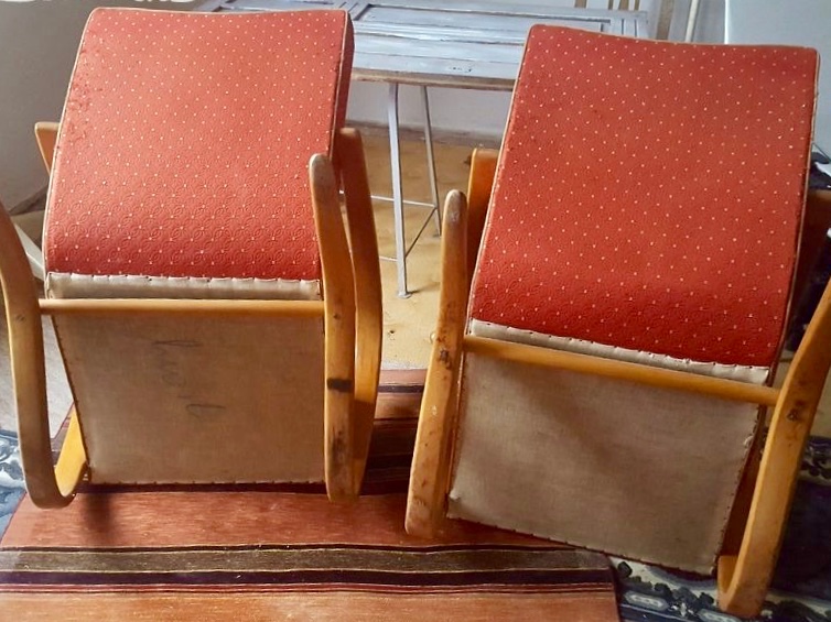 Prodam ikonicka kresla Halabala H-269 - 3