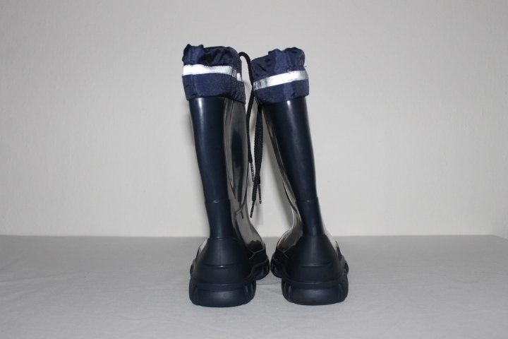 Tmavě modré dětské holinky - 3