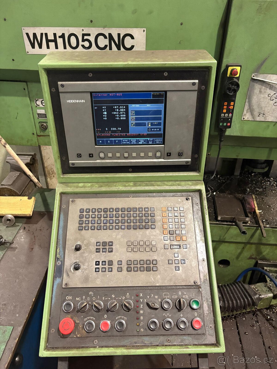 TOS horizontální vyvrtávačka WH 105 CNC - 3