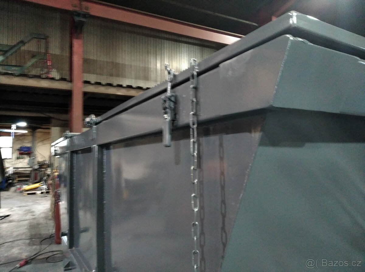 Prodám řetězový kontejner ,mulda,vanu s víky - 3