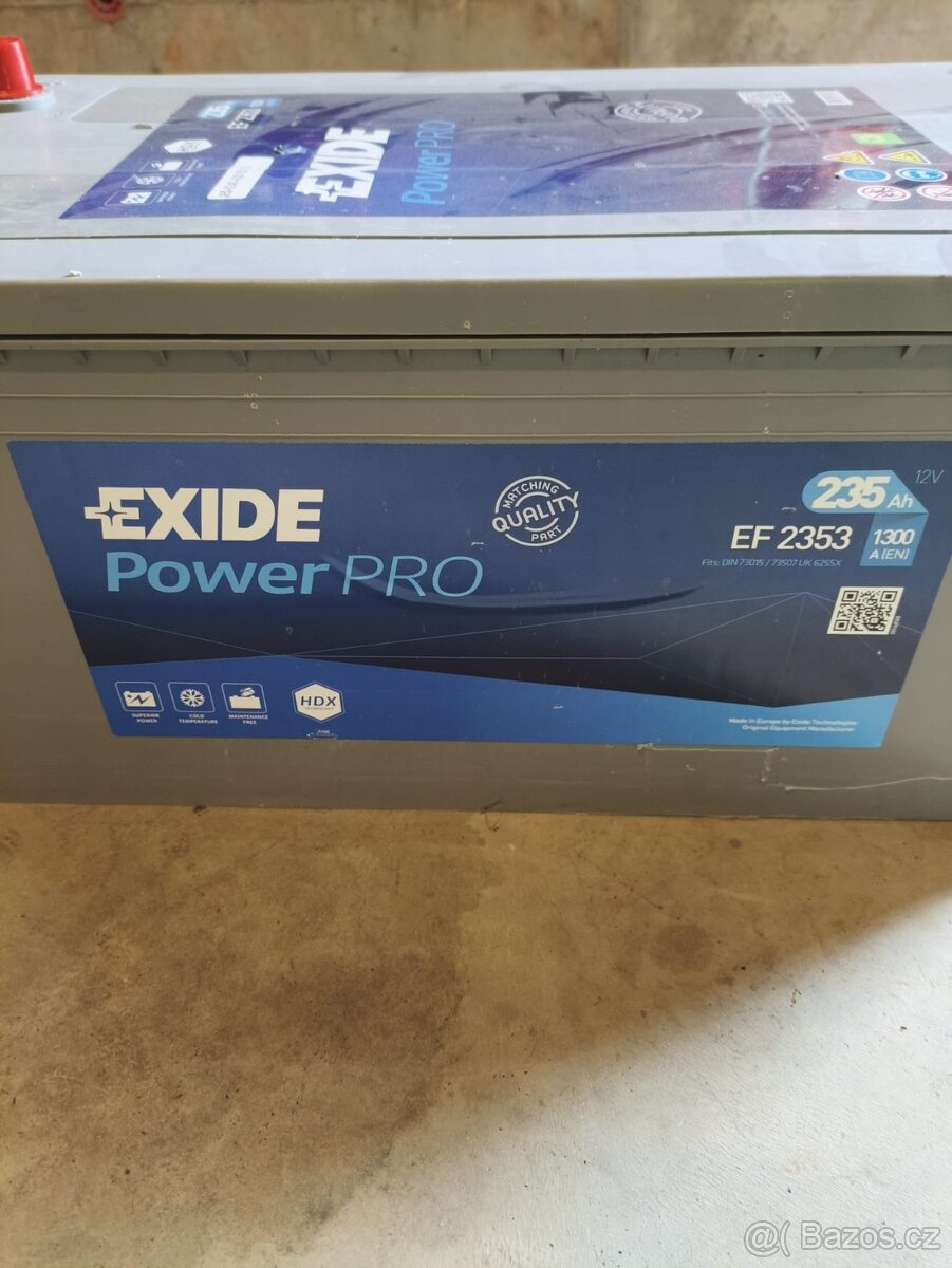 Autobaterie EXIDE Power PRO 235Ah - 3