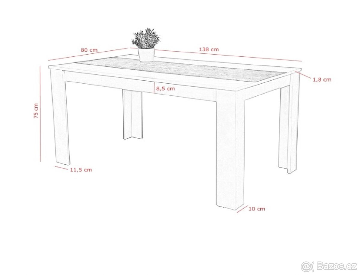 Jídelní stůl LILO - 3