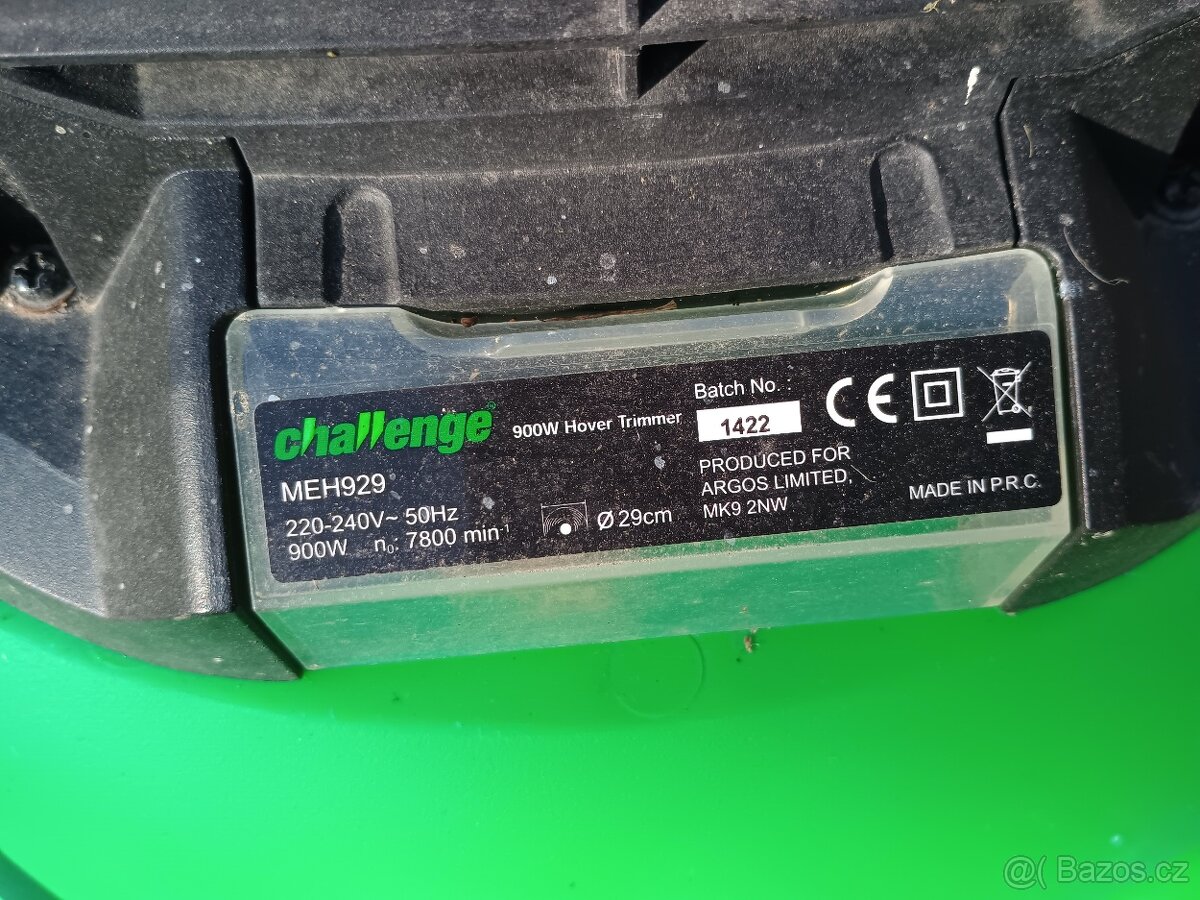 Elektrická vznášedlová sekačka Challenge MEH929 - 3