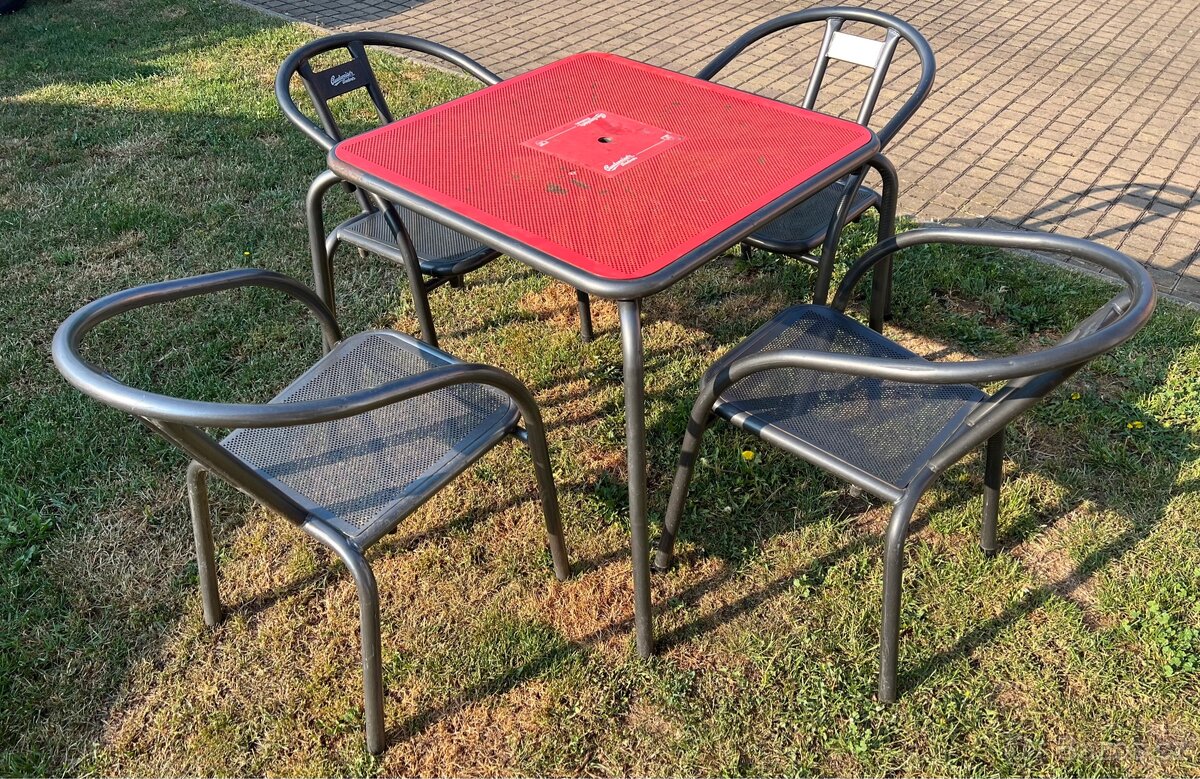 Zahradní kovový set, více kusů - 3