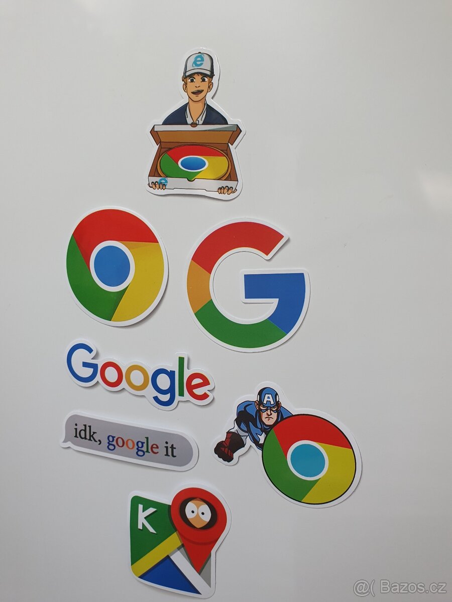 nálepky značky Google, mapy, Google Chrome, anime, captain a - 3