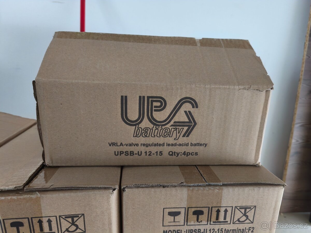 UPS akumulátory 12V 15Ah 50ks - 3