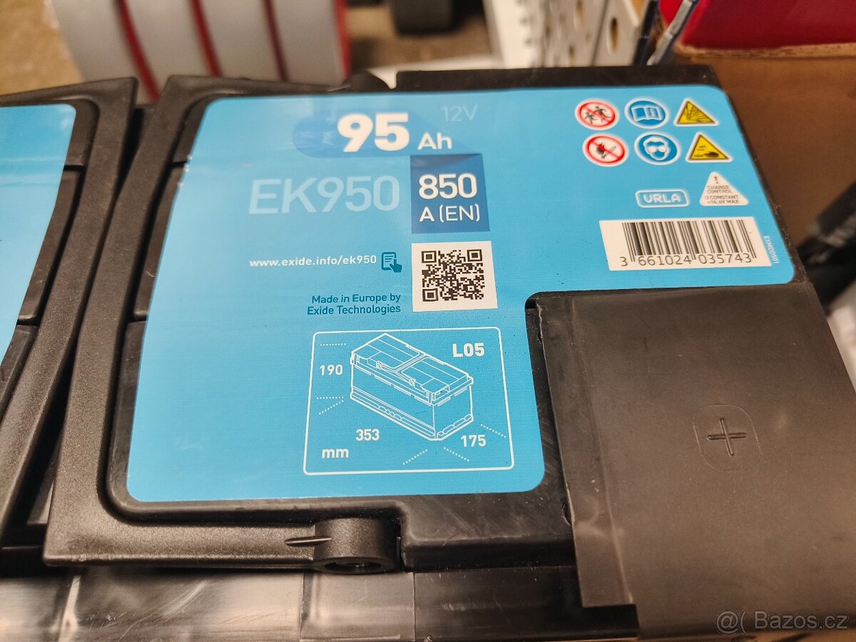 Autobaterie nová 12V ERA, EXIDE, Bosch - 3