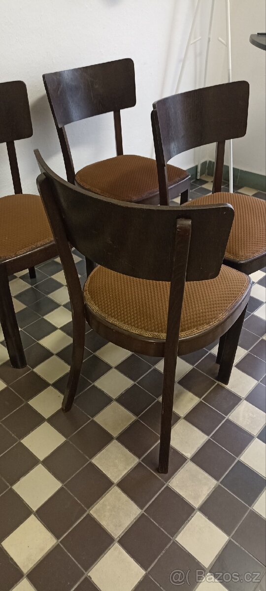 Starožitné židle Halabala - 3