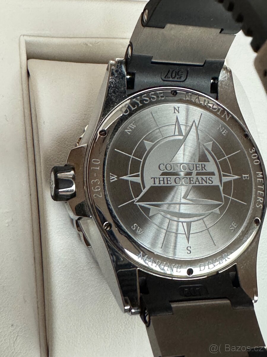 Ulysse Nardin Marine Diver, Chronometr, ocel. náramek+kaučuk - 3