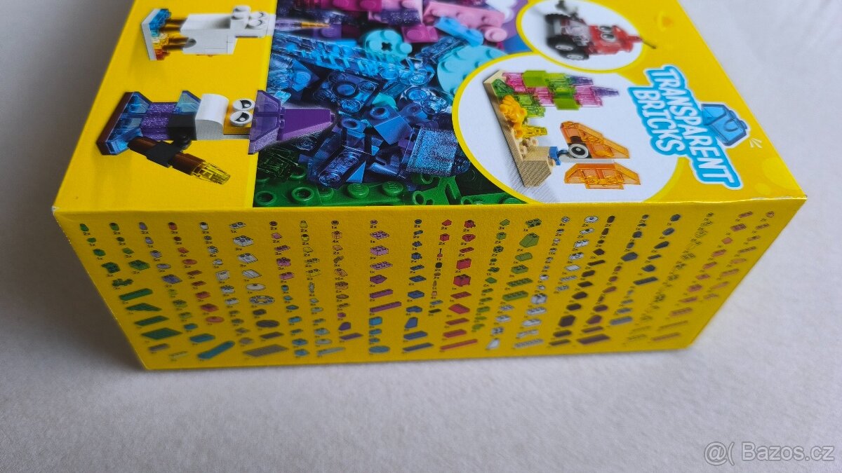 LEGO 11013 Classic Průhledné kreativní kostky - 3