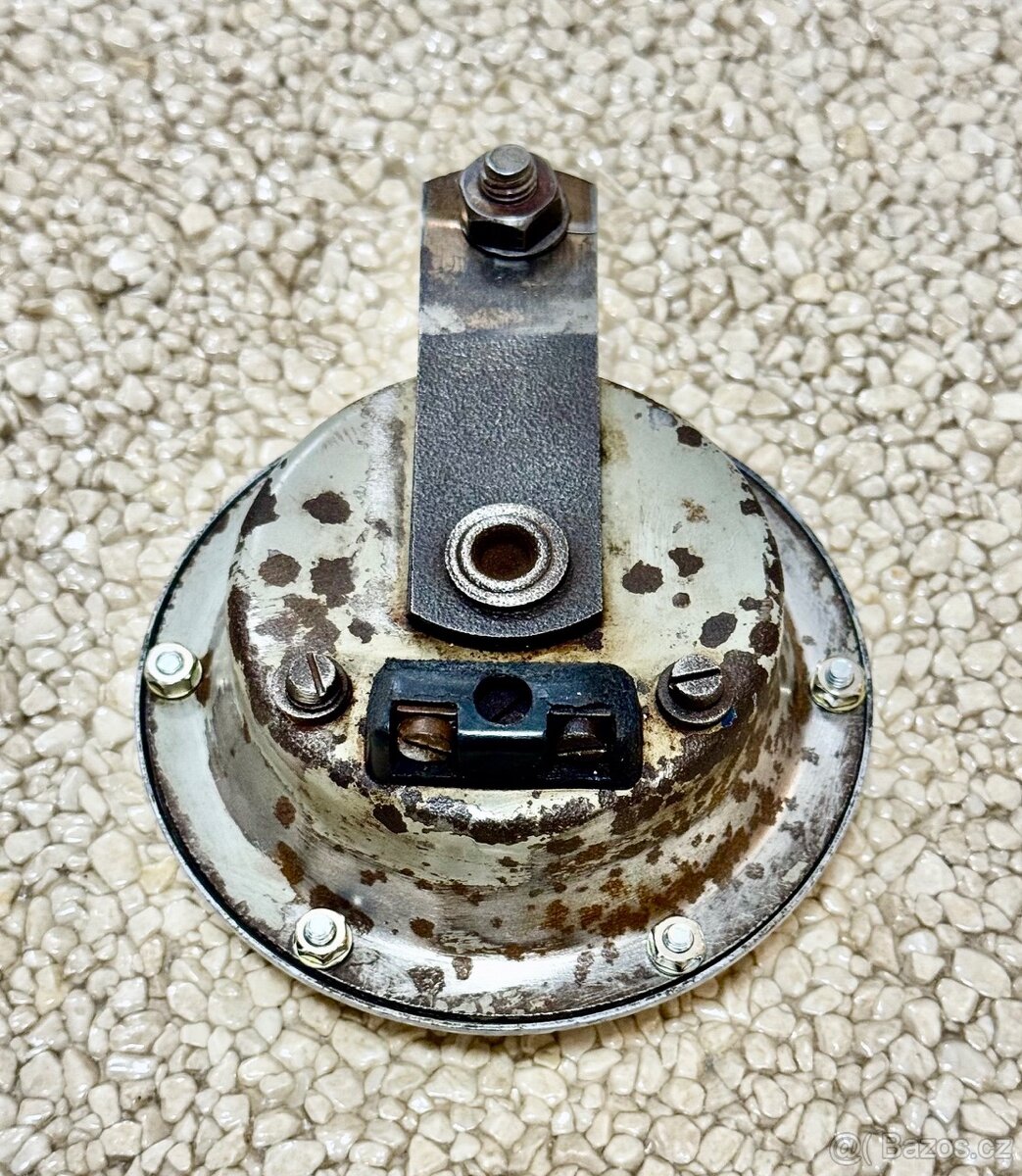 JAWA, ČZ - originální klakson, 6V - 3