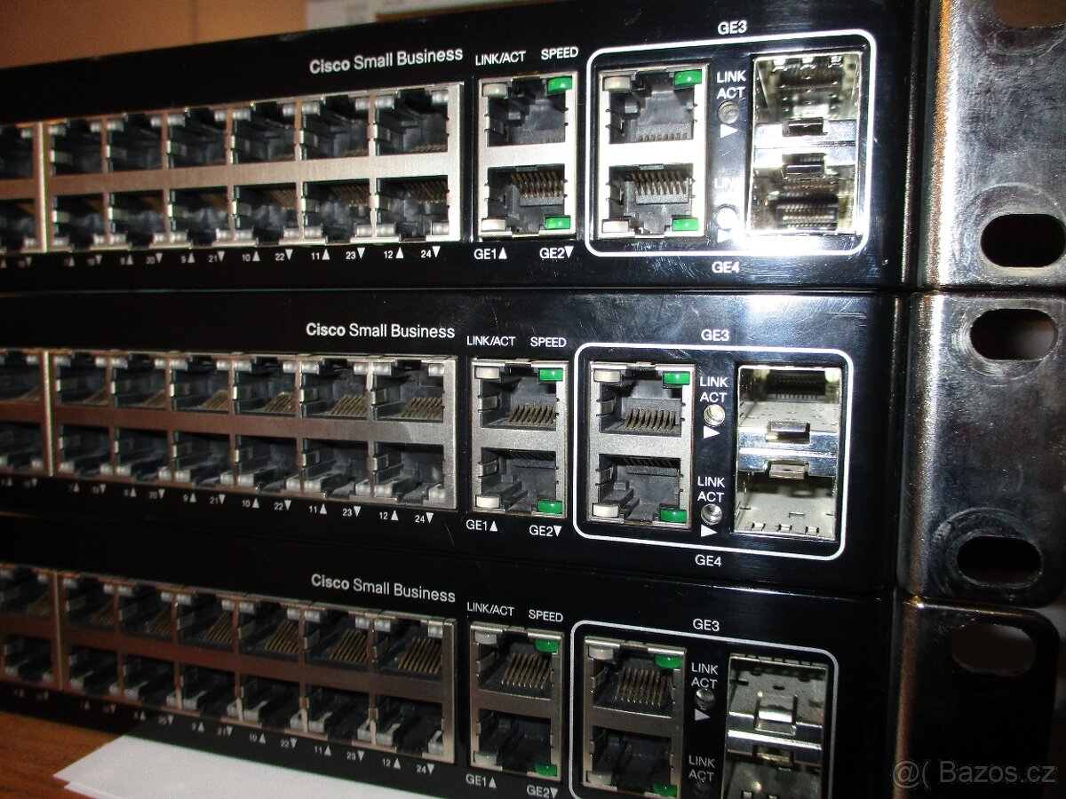 Cisco switche a routery, celá 10Gbps HA infrastruktura - 3