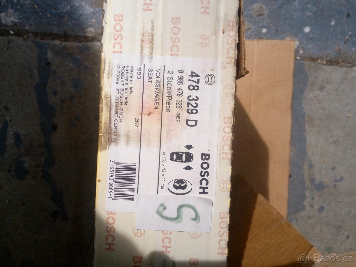 Brzdový kotouč Bosch - 256 mm rozteč 4x100 - 3