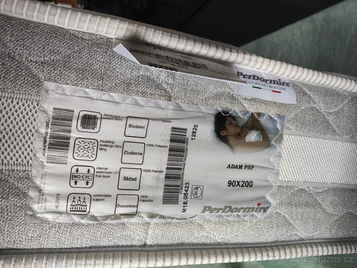 Oboustranná matrace 90x200 cm - 3