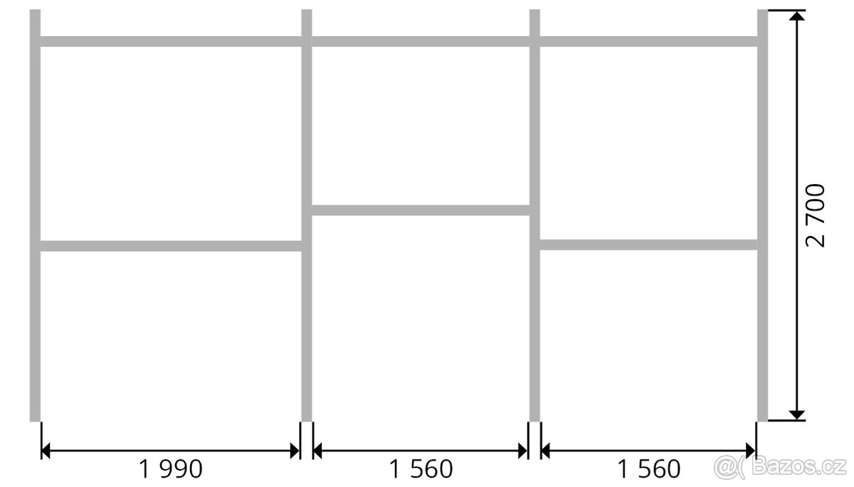 Paletový regál - 3