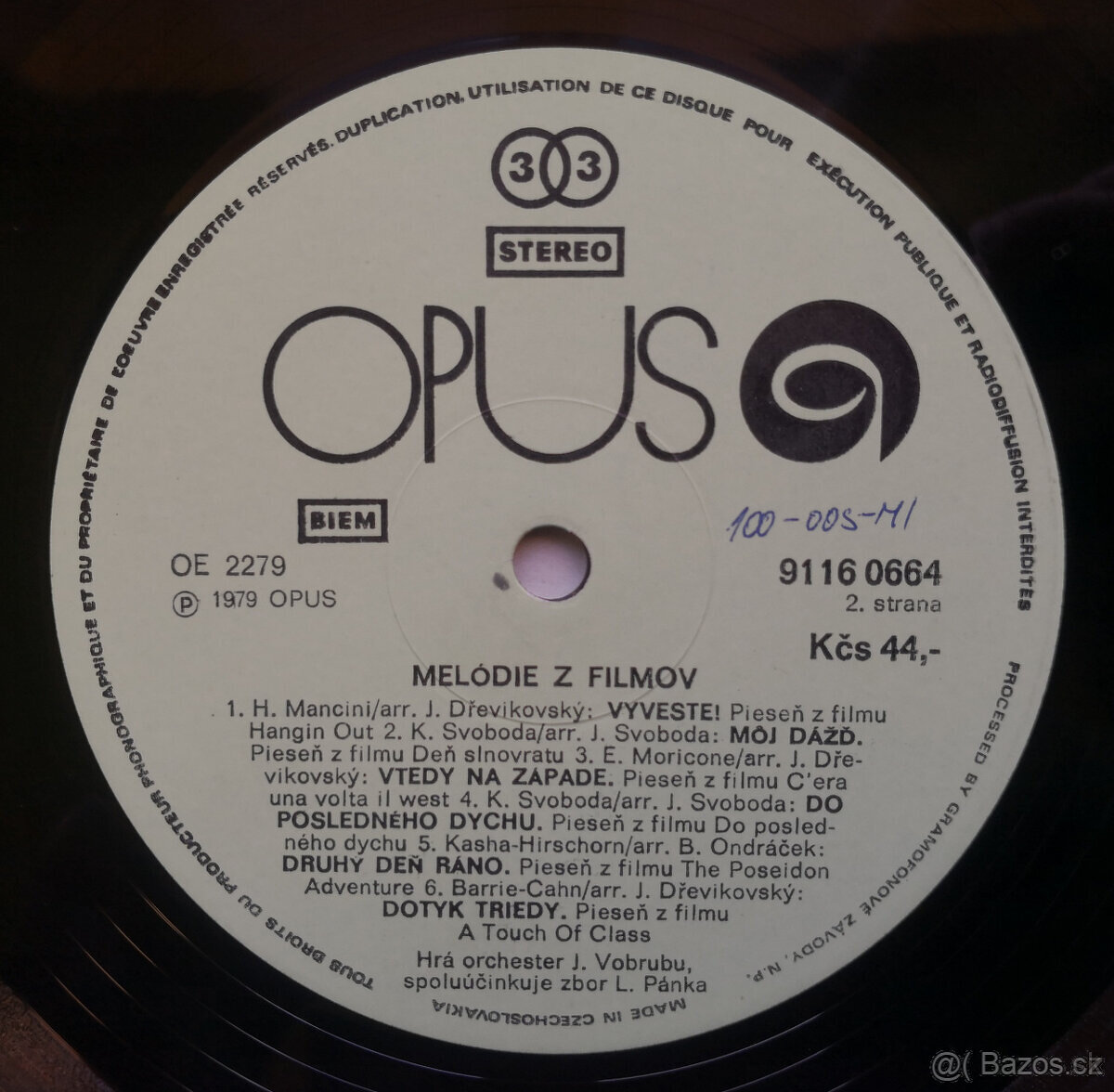 LP Orchestra Of J. Vobruba - Melódie Z Filmov - 3