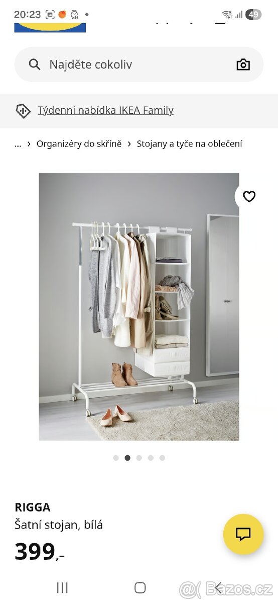 Věšák na oblečení Ikea - 3