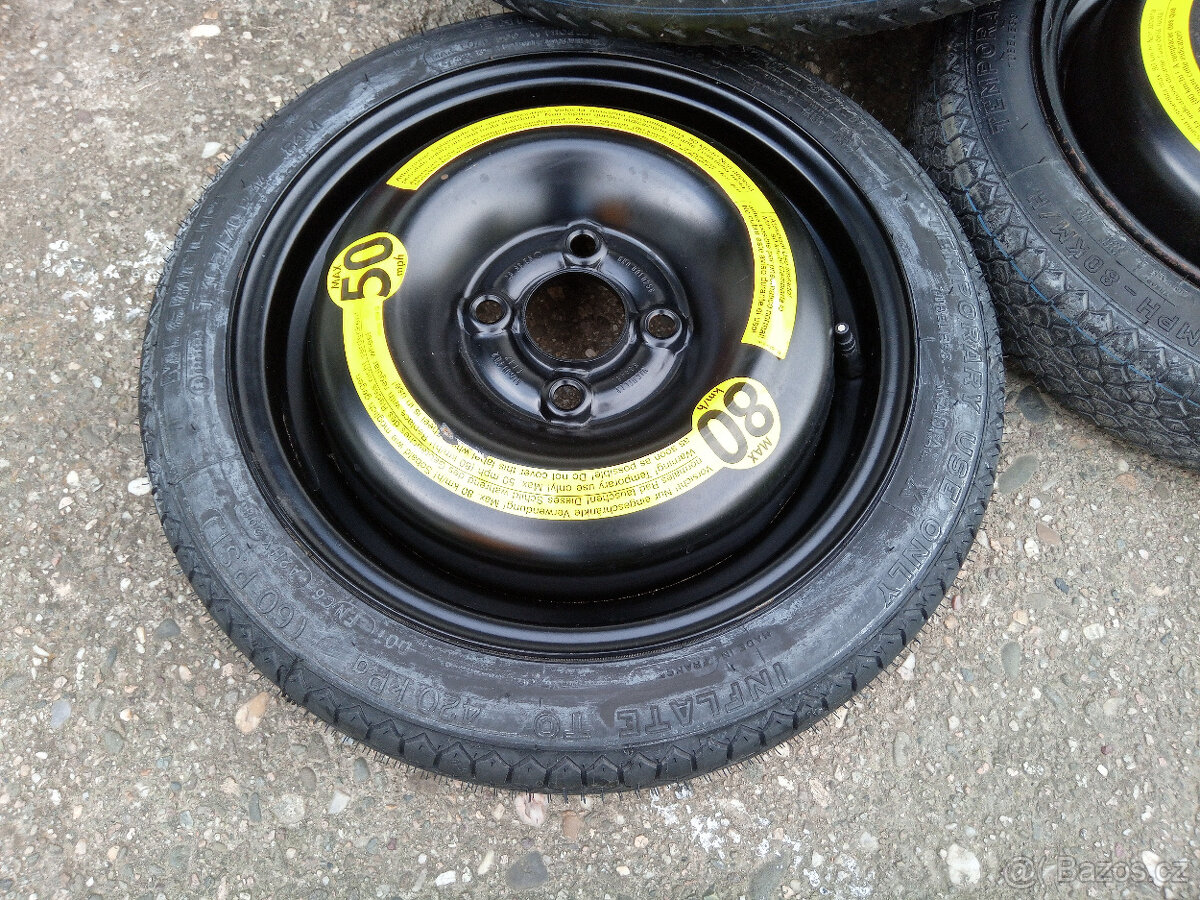 VW UP Škoda Citigo Seat Mii R14 dojezdové pneu - 3