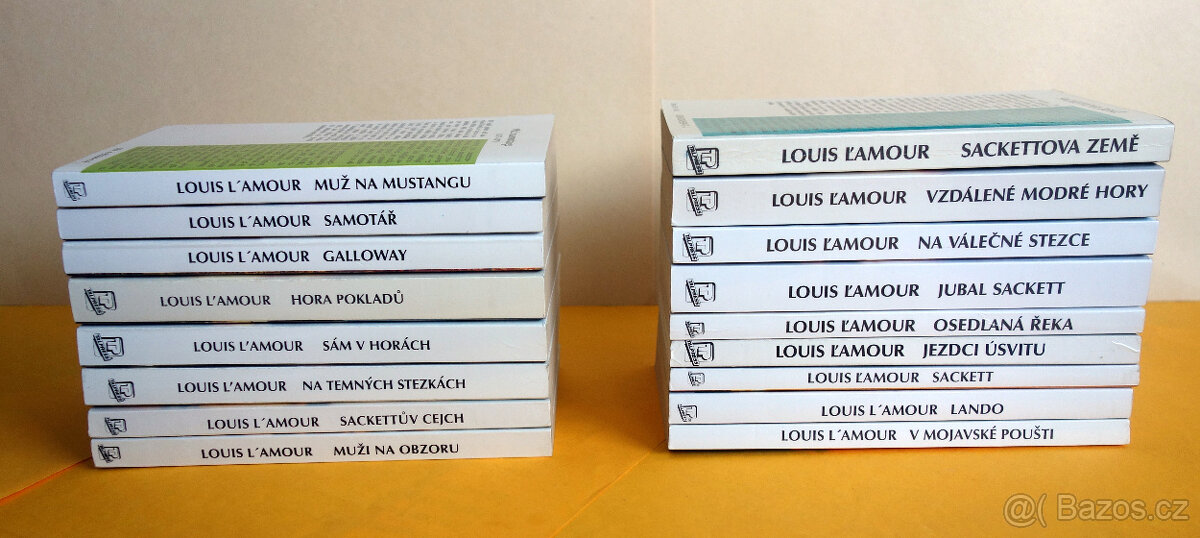 17x Louis L'Amour: kompletní SACKETTOVI + 2x BONUS - 3