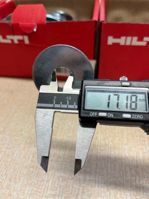 Velkoplošná podložka M16 – HILTI - 3,- Kč - 3