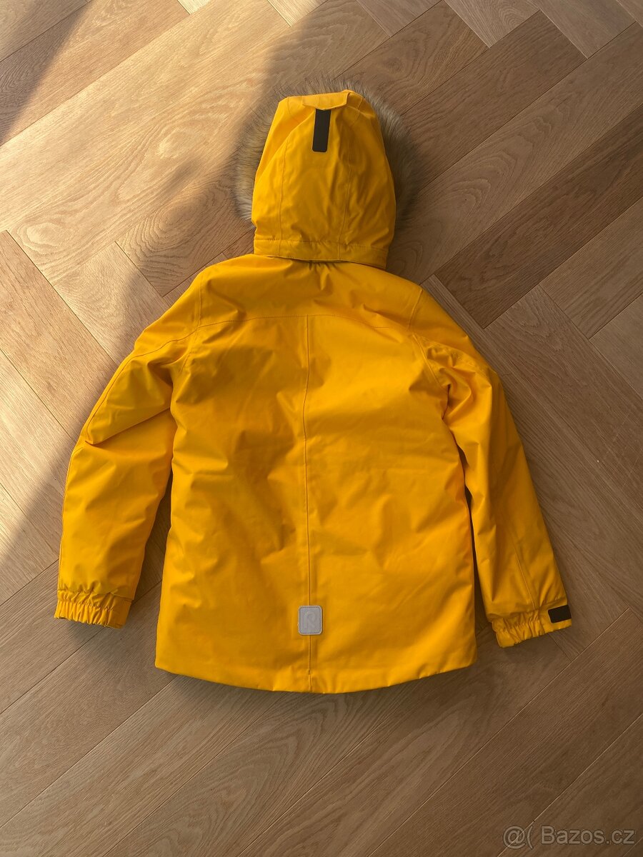 Dětský péřový membránový kabát Reima Serkku Warm Yellow 140 - 3