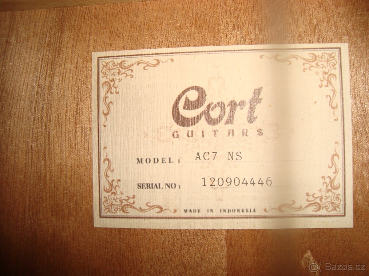 Dětská kytara Cort + ladička JOYO + futrál - 3