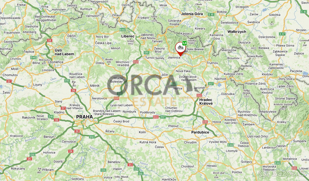 0,93 ha pozemku v k.ú. Dolní Branná - 3