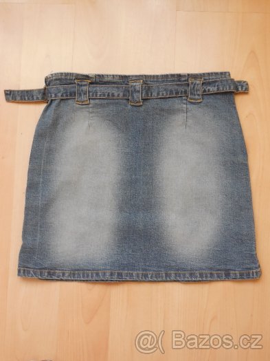 Džínová minisukně Cherokee - vel. S - 3