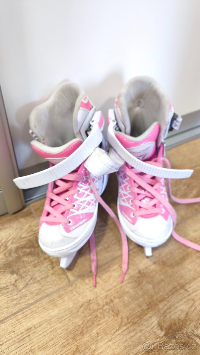 dívčí rostoucí brusle 2v1 - 3