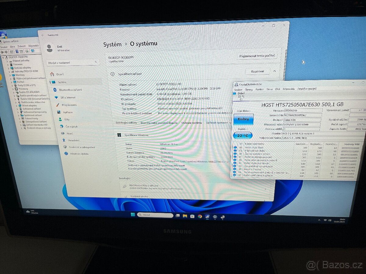 Dell Optiplex 5050 Intel Core i5 6500 4x3.6GHz-RAM 8GB-SSD - 3