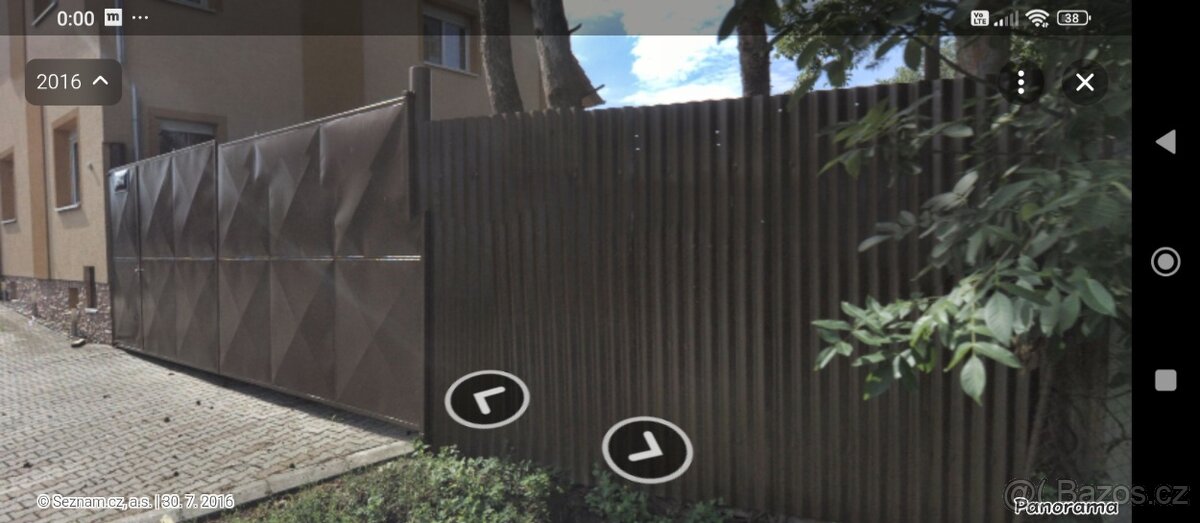 Dvoukřídlá brána šířka 7,2 metrů - 3