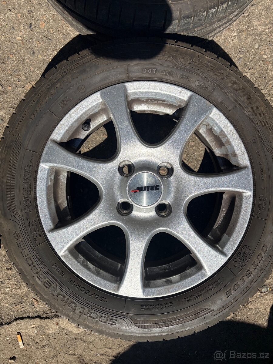 Autec 4x100 R14 5.5J ET38 - 3