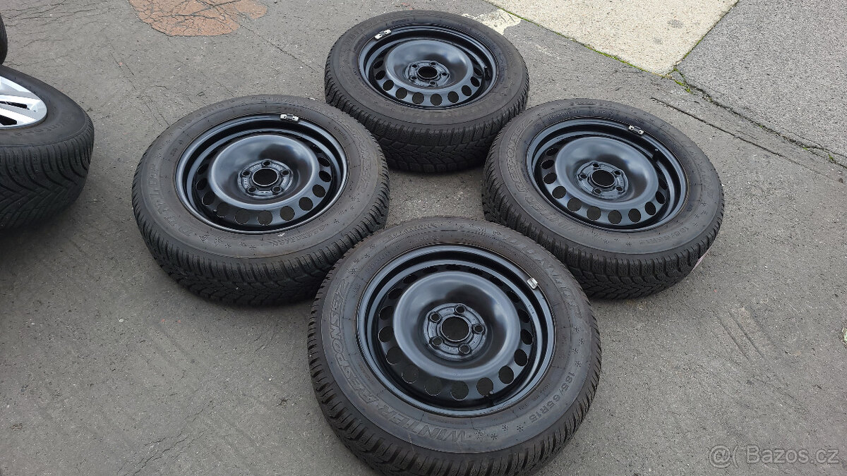 90% zimní kola Dunlop 15" 5x100 Škoda Fabia 4 - 3