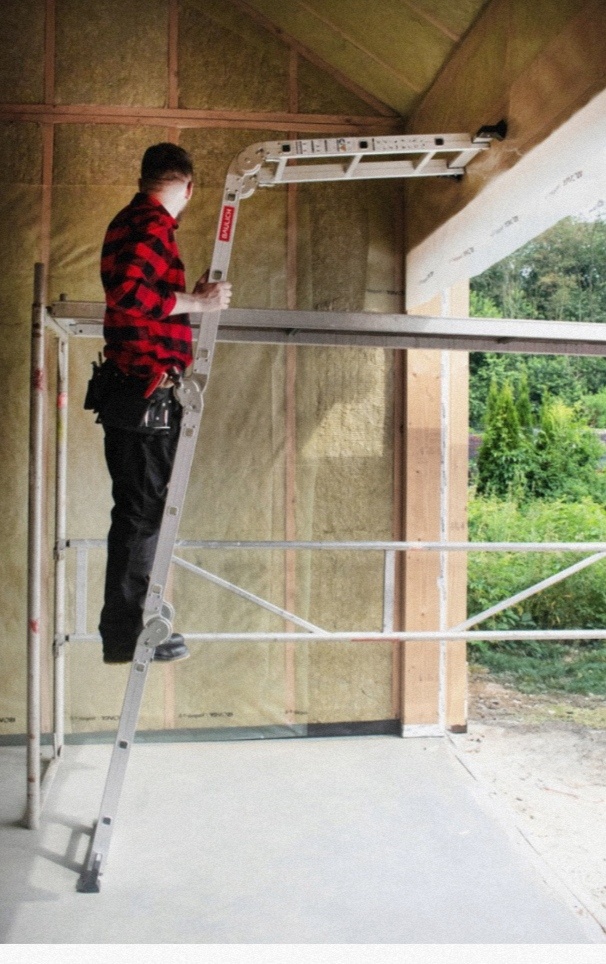 Univerzalni kloubovy zebrik s podlazkou - 3