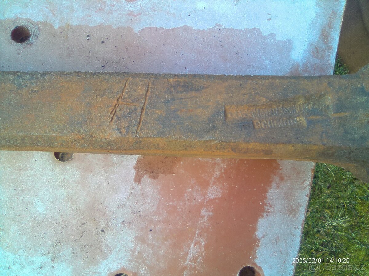 Prodám nápravy od kočáru a závěs k vozu. - 3