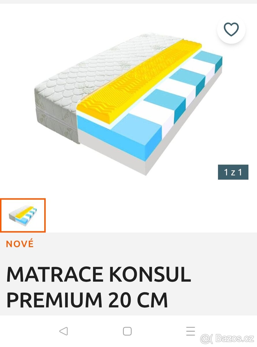 Matrace eco z paměťové pěny 20cm - 3