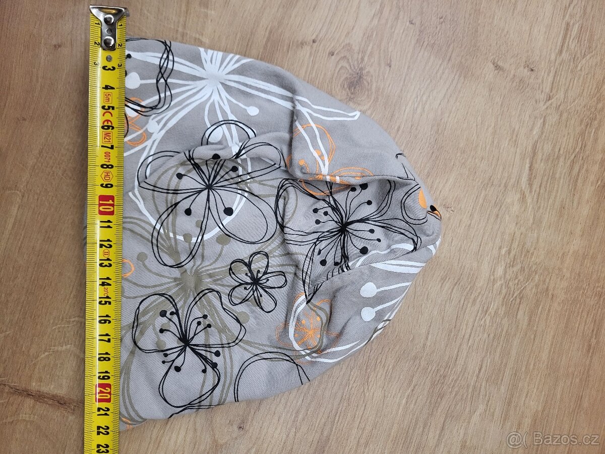 Čepice jaro/podzi, dívčí 2x, bavlna - 3