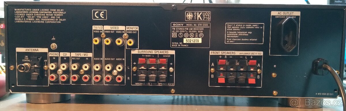 Sony STR D565, receiver s RDS - 3
