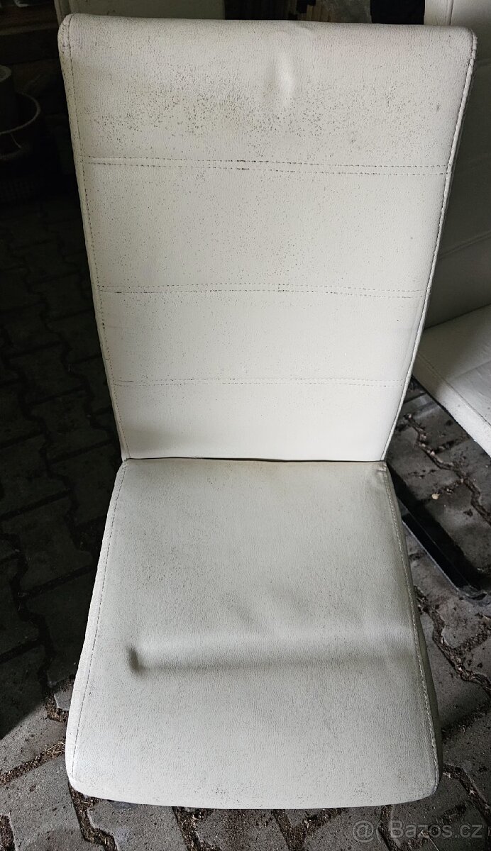 4x krémová židle - 3