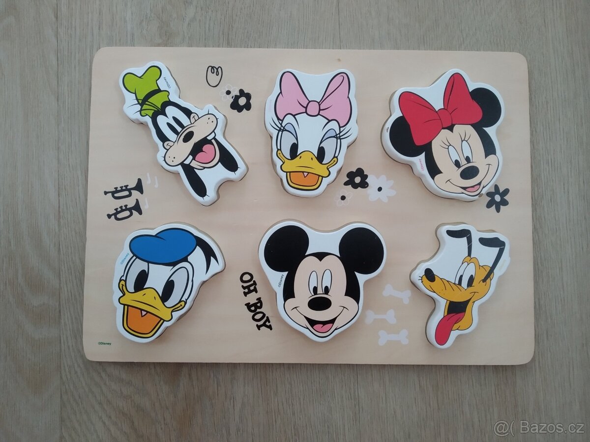 Dětské dřevěné puzzle 2 ks - 3