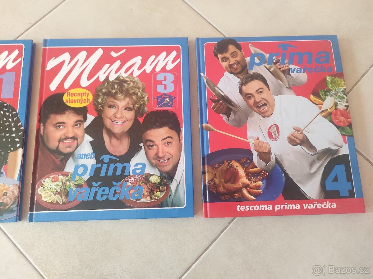 Mňam aneb Prima vařečka - 3 knihy - 3